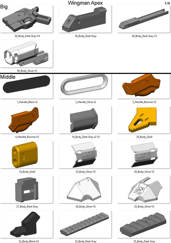 Wingman - APEX - Printable 3d model - STL files  3D Print 503839