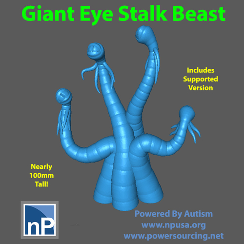 Giant Eye Stalk Beast 3D Print 503874