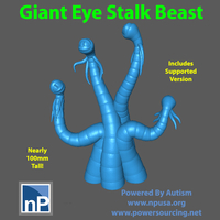 Small Giant Eye Stalk Beast 3D Printing 503874