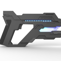 Asuran Replicator Stunner - Stargate - Printable 3d model - Thumbnail 12