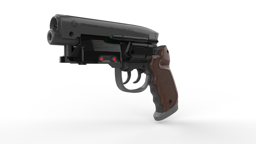 Deckard's Pistol - Blade Runner - Printable model - STL files 3D Print 503899