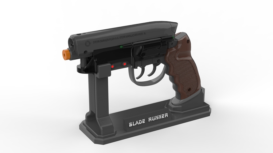 Deckard's Pistol - Blade Runner - Printable model - STL files 3D Print 503900