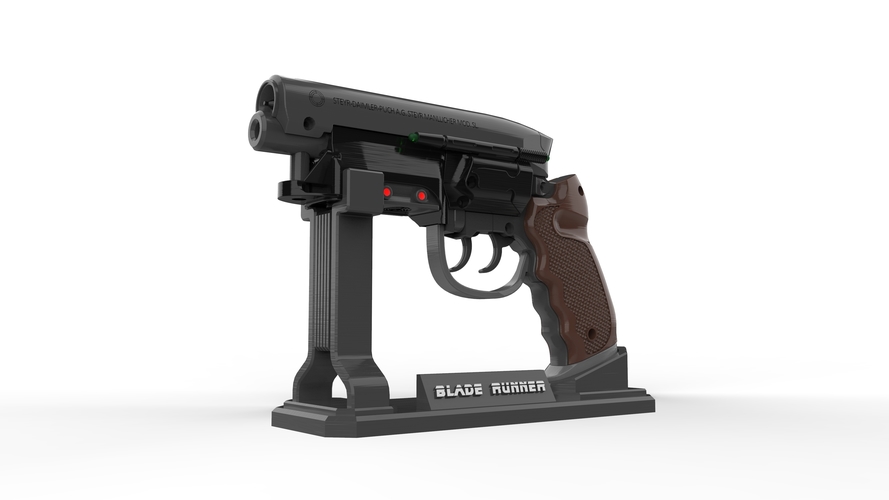 Deckard's Pistol - Blade Runner - Printable model - STL files 3D Print 503903