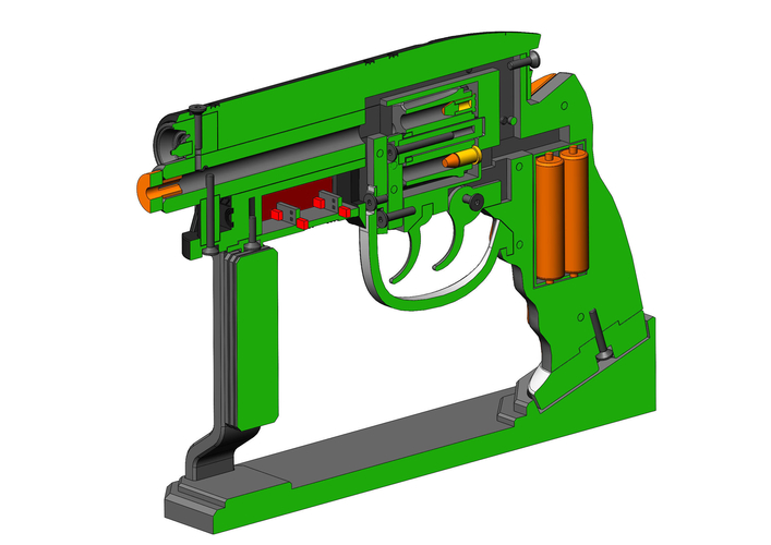 Deckard's Pistol - Blade Runner - Printable model - STL files 3D Print 503904