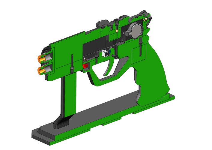 Agent K's Pistol - Blade Runner - Printable model - STL files 3D Print 503908