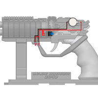 Agent K's Pistol - Blade Runner - Printable model - STL files - Thumbnail 5