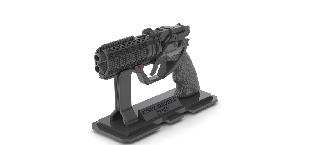 Agent K's Pistol - Blade Runner - Printable model - STL files 3D Print 503916