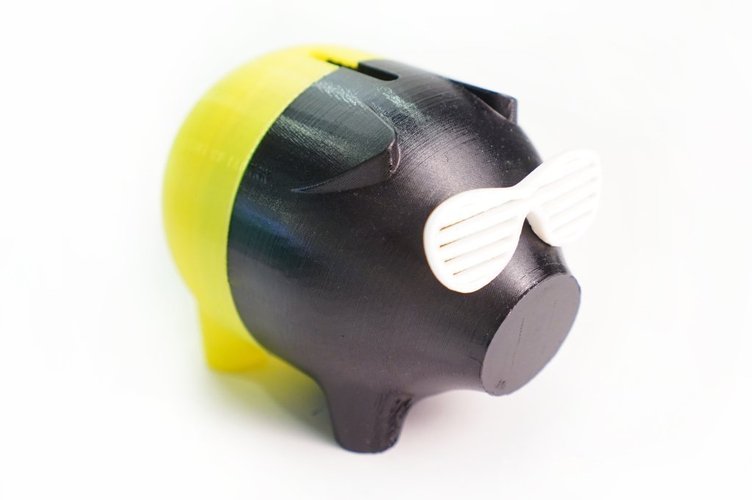 Piggy Bank 3D Print 50392