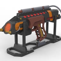 Small Flame Gun - Legends Of Tomorrow - Printable model - STL files 3D Printing 503943