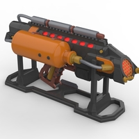 Flame Gun - Legends Of Tomorrow - Printable model - STL files - Thumbnail 14