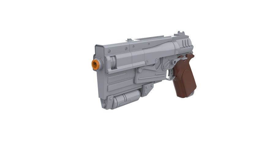 10mm Pistol - Fallout 4 - Printable model - STL files 3D Print 503958