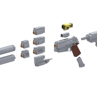 10mm Pistol - Fallout 4 - Printable model - STL files - Thumbnail 13