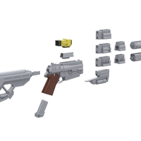 10mm Pistol - Fallout 4 - Printable model - STL files - Thumbnail 14