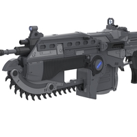 Lancer - Gears of War - Printable model - STL files - Thumbnail 6