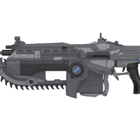 Lancer - Gears of War - Printable model - STL files - Thumbnail 7