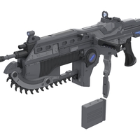 Lancer - Gears of War - Printable model - STL files - Thumbnail 9