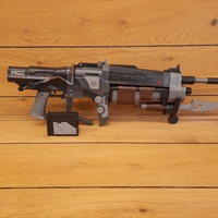 Retro Lancer - Gears of War - Printable 3d model - STL files - Thumbnail 1