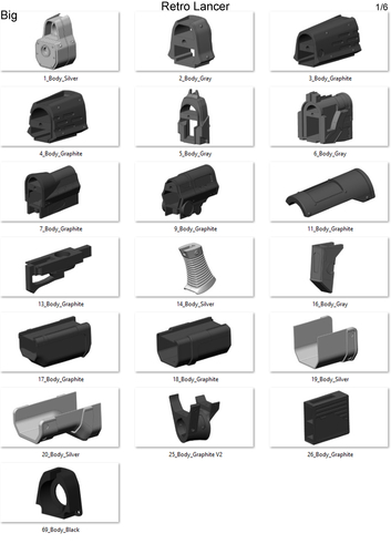 Retro Lancer - Gears of War - Printable 3d model - STL files 3D Print 503983