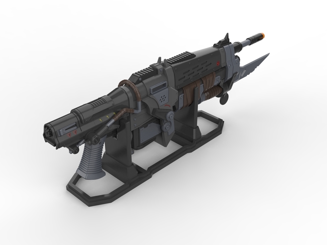 Retro Lancer - Gears of War - Printable 3d model - STL files 3D Print 503988