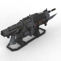 Retro Lancer - Gears of War - Printable 3d model - STL files - Thumbnail 9