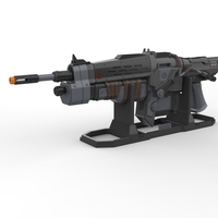 Retro Lancer - Gears of War - Printable 3d model - STL files - Thumbnail 11