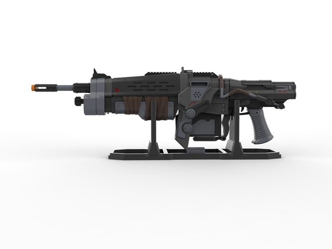 Retro Lancer - Gears of War - Printable 3d model - STL files 3D Print 503991
