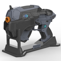Small Snub Pistol - Gears of War - Printable 3d model - STL files 3D Printing 503997