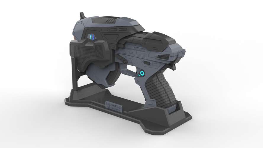 Snub Pistol - Gears of War - Printable 3d model - STL files 3D Print 503999