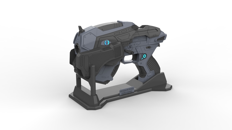 Snub Pistol - Gears of War - Printable 3d model - STL files 3D Print 504000