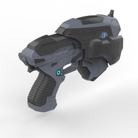 Snub Pistol - Gears of War - Printable 3d model - STL files - Thumbnail 6