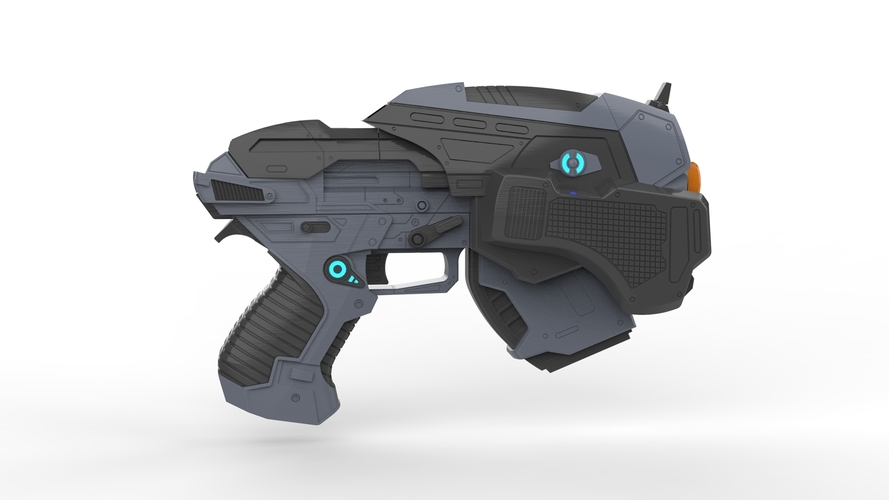 Snub Pistol - Gears of War - Printable 3d model - STL files 3D Print 504002