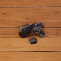 Snub Pistol - Gears of War - Printable 3d model - STL files - Thumbnail 12