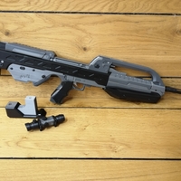 BR55 Battle Rifle - Halo - Printable model - STL files - Thumbnail 6