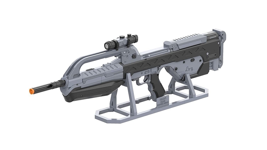 BR55 Battle Rifle - Halo - Printable model - STL files 3D Print 504033