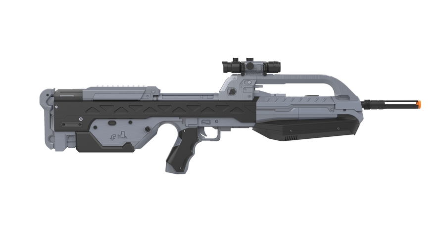 BR55 Battle Rifle - Halo - Printable model - STL files 3D Print 504037