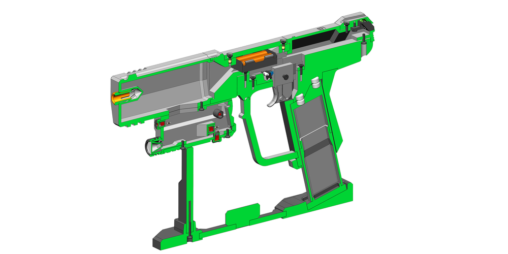 M6C Socom - Halo - Printable model - STL files 3D Print 504053