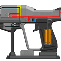 M6G Magnum - Halo - Printable model - STL files - Thumbnail 3