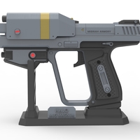 M6G Magnum - Halo - Printable model - STL files - Thumbnail 9