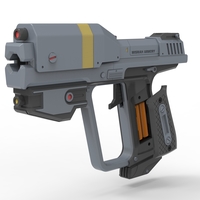 M6G Magnum - Halo - Printable model - STL files - Thumbnail 15