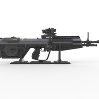 M392 Assault Rifle - Halo - Printable model - STL files - Thumbnail 1