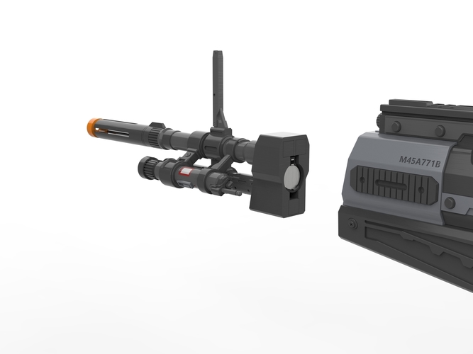 M392 Assault Rifle - Halo - Printable model - STL files 3D Print 504125