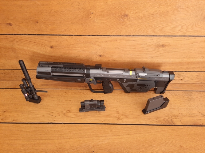 M392 Assault Rifle - Halo - Printable model - STL files 3D Print 504131