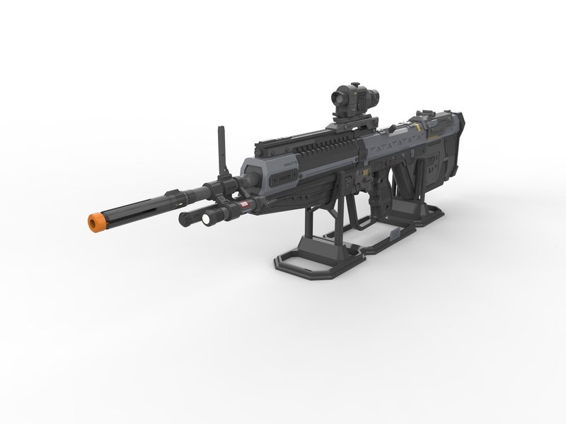 M392 Assault Rifle - Halo - Printable model - STL files