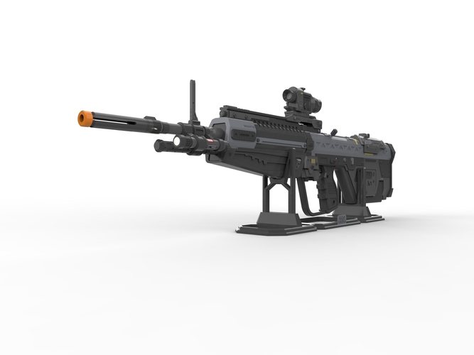 M392 Assault Rifle - Halo - Printable model - STL files 3D Print 504136