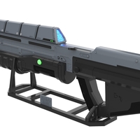 MA5c Assault Rifle - Halo - Printable model - Thumbnail 11