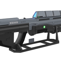 MA5c Assault Rifle - Halo - Printable model - Thumbnail 13