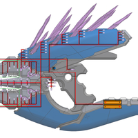Needler - Halo Infinite - Printable model - STL files - Thumbnail 10