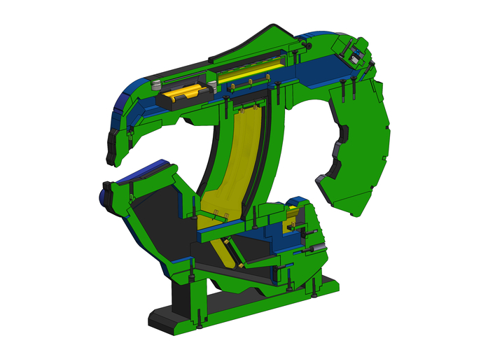 Plasma Pistol H2A - Halo - Printable model 3D Print 504195