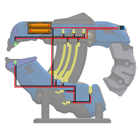 Plasma Pistol H2A - Halo - Printable model - Thumbnail 16