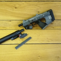  M7 SMG - Halo - Printable 3d model - STL files - Thumbnail 3